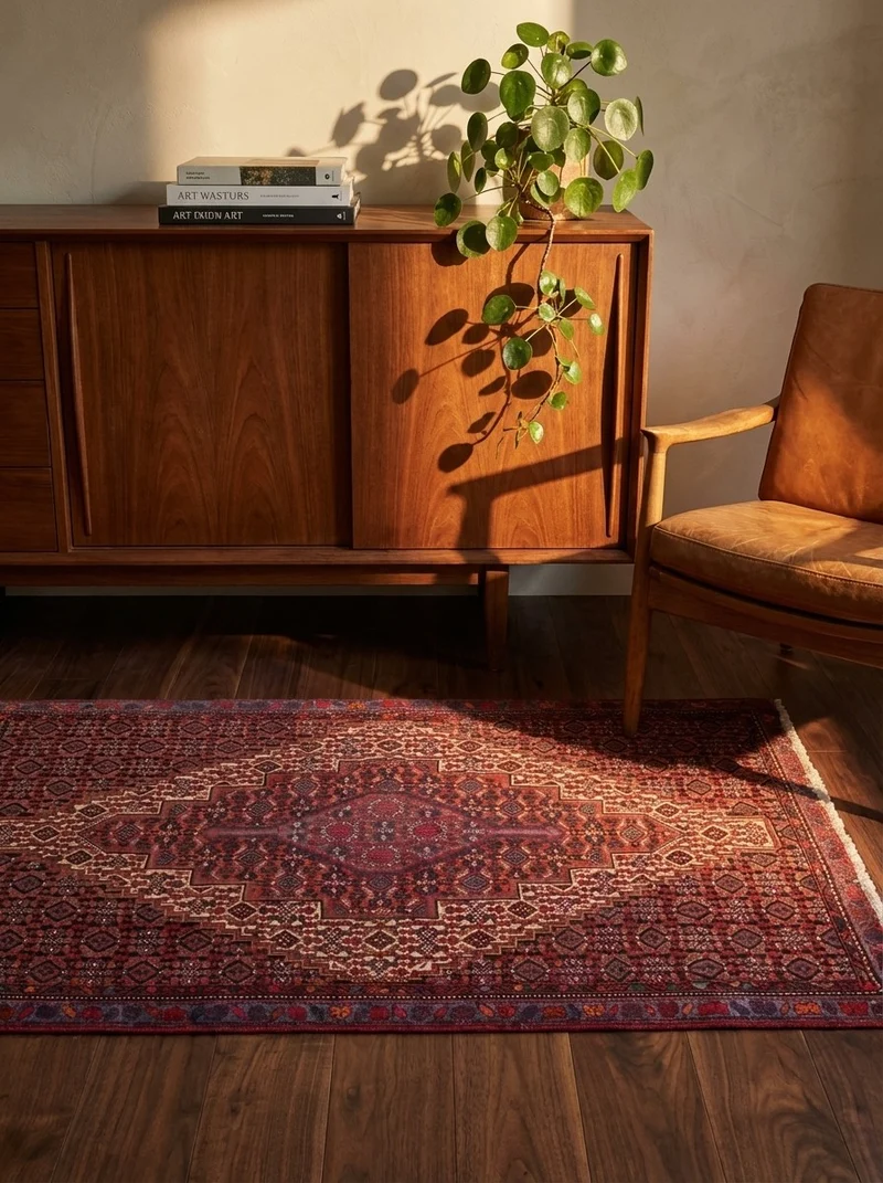 Senneh · Handgeknüpft – Beige, 115x66 cm