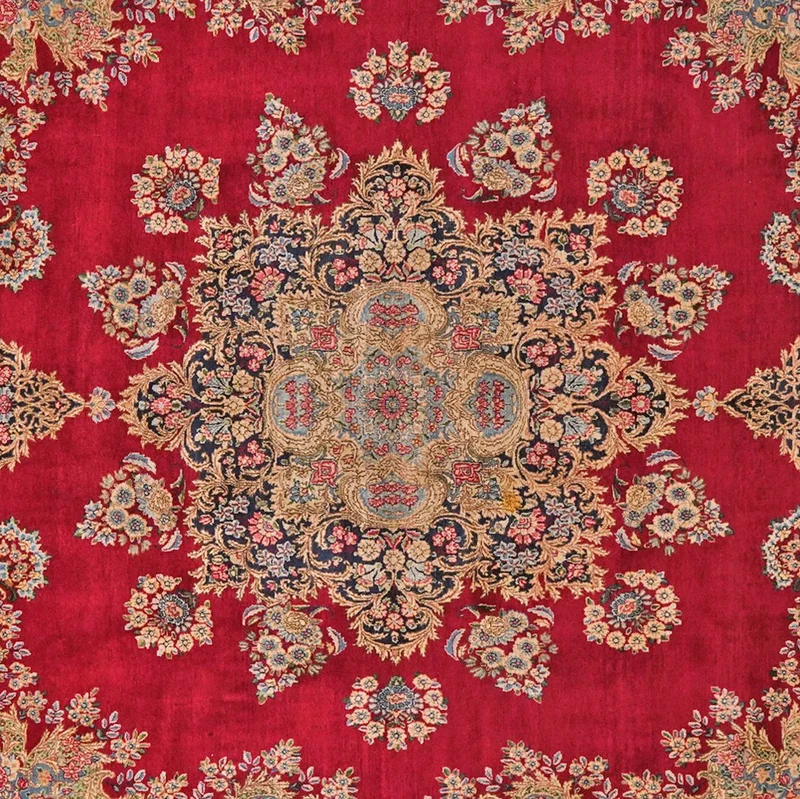 Ravar · Handgeknüpft – Rot, 414x296 cm
