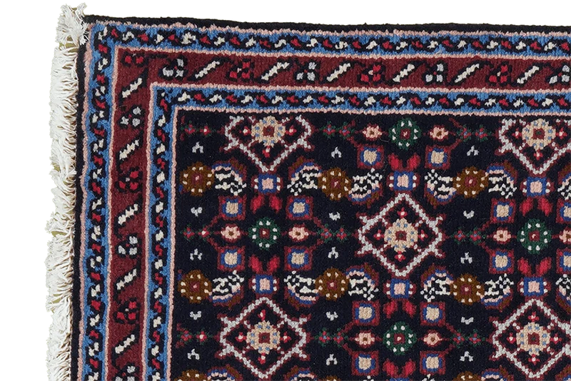 Hosseinabad · Handgeknüpft – Blau, 117x66 cm