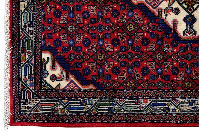 Assadabad · Handgeknüpft – Rot, 152x106 cm