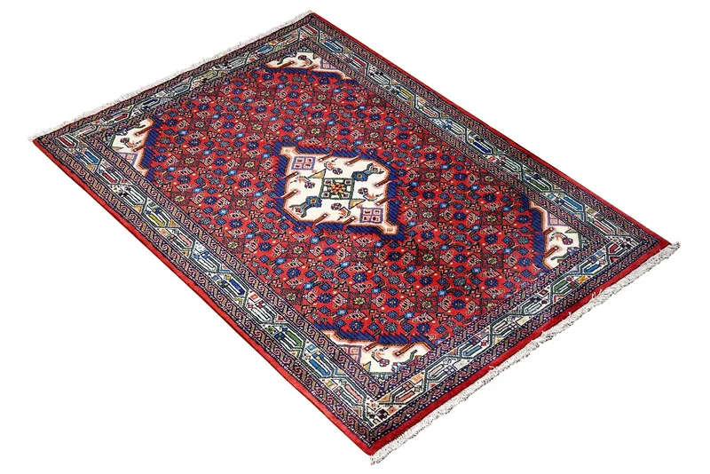 Assadabad · Handgeknüpft – Rot, 152x106 cm