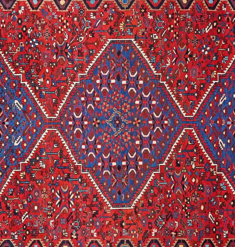 Boynat · Handgeknüpft – Rot, 338x255 cm