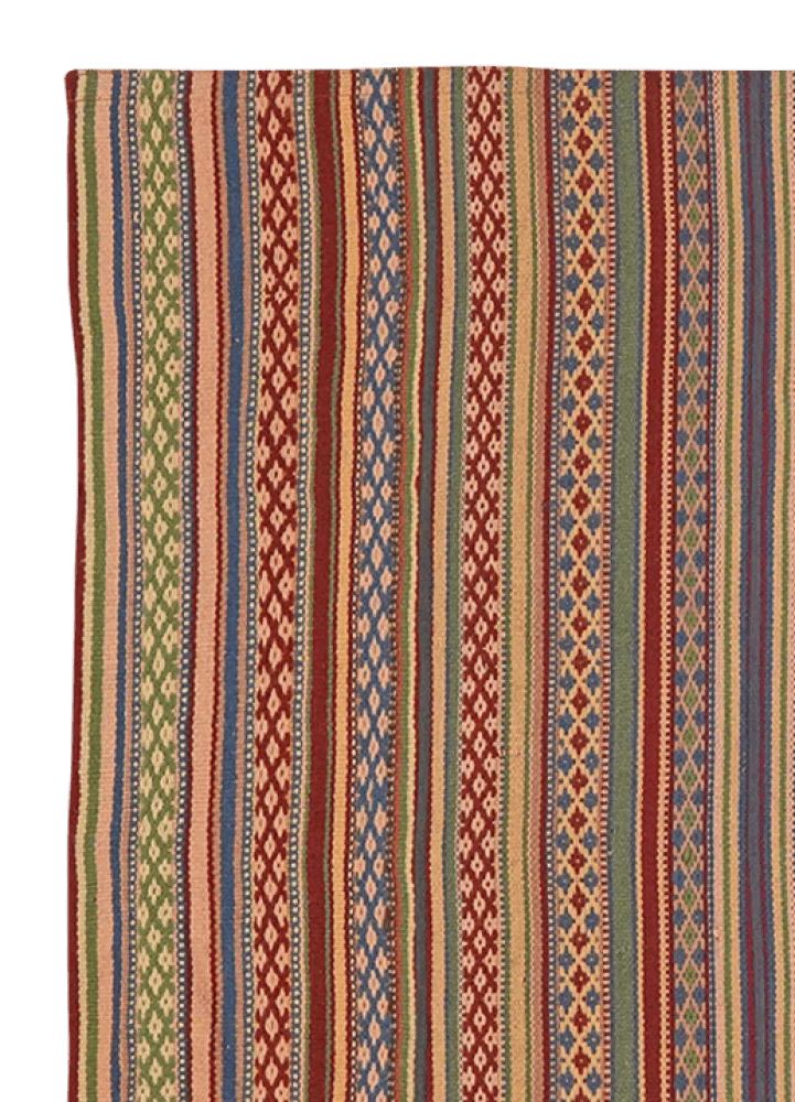 Kelim Djadjim · Handgewebt – Bunt, 101x101 cm