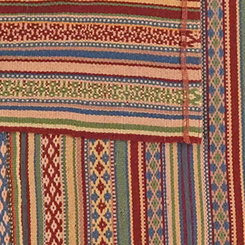 Kelim Djadjim · Handgewebt – Bunt, 101x101 cm