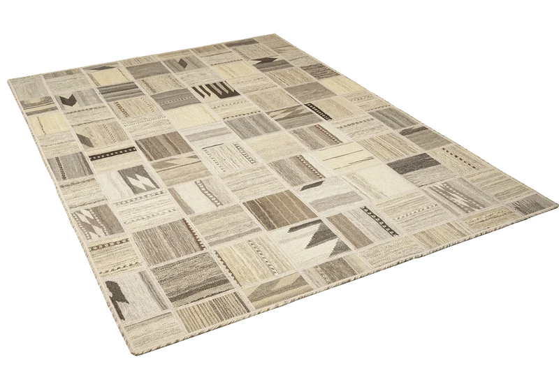 Kelim Tekkeh · Handgewebt – Beige, 200x150 cm