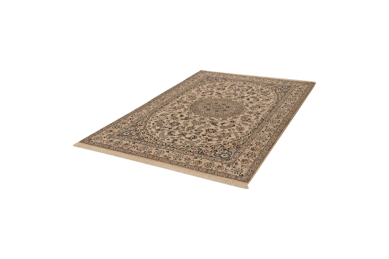 Nain 9La · Handgeknüpft – Beige, 241x155 cm