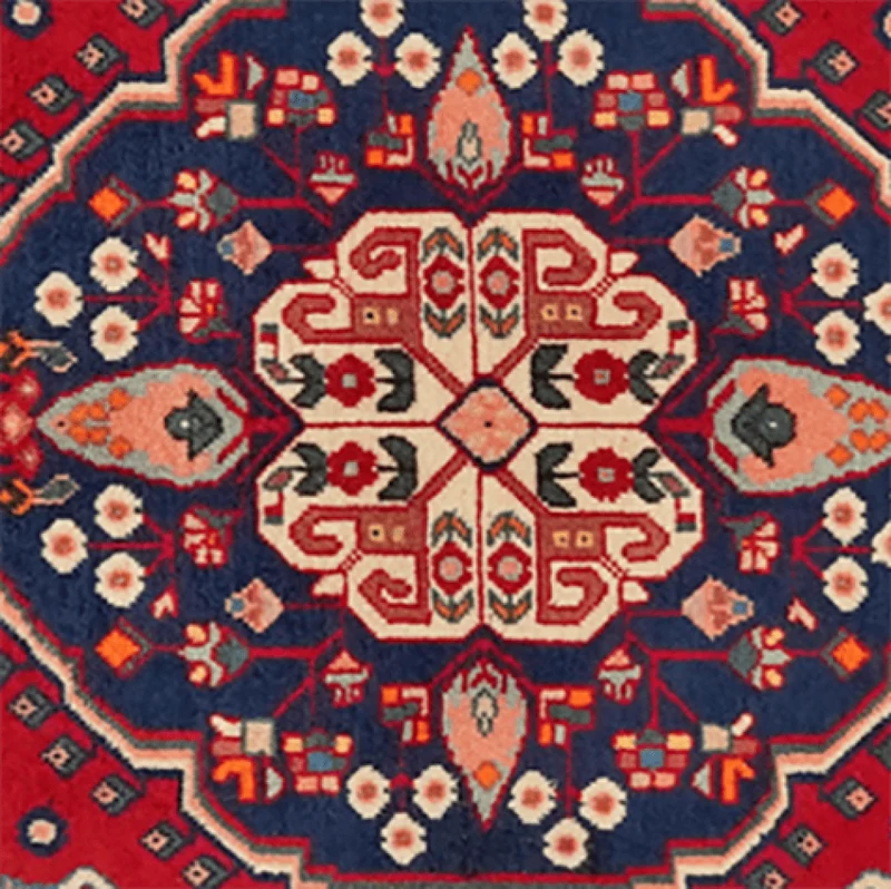Gashgai · Handgeknüpft – Rot, 58x57 cm