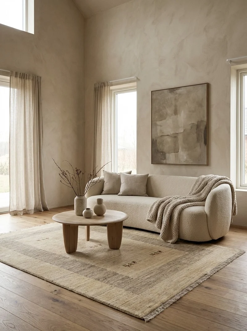Gabbeh Sonnat · Handgeknüpft – Beige, 182x122 cm