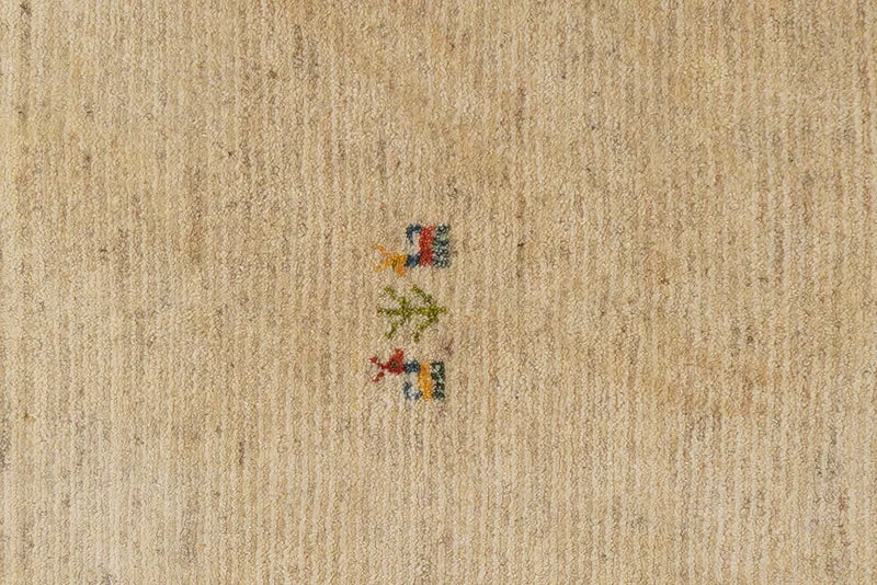 Gabbeh Sonnat · Handgeknüpft – Beige, 182x122 cm