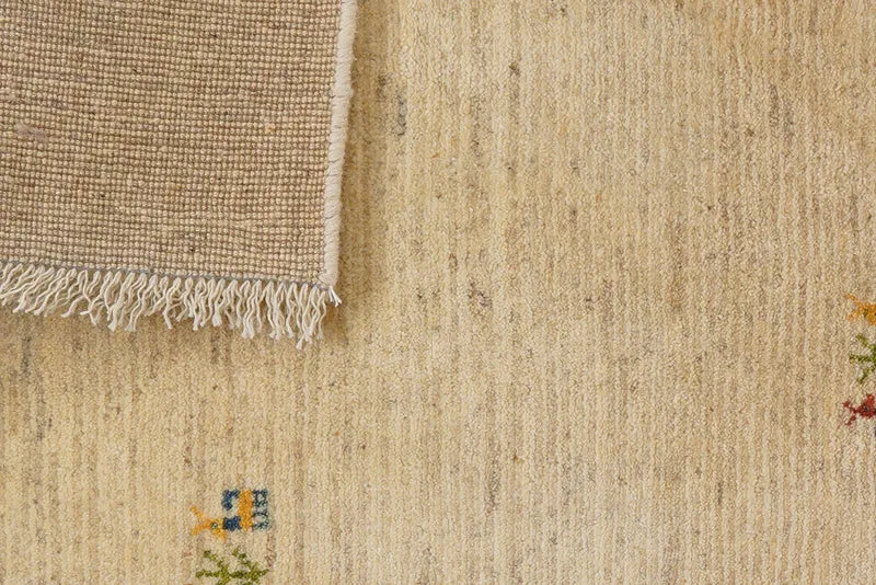 Gabbeh Sonnat · Handgeknüpft – Beige, 182x122 cm