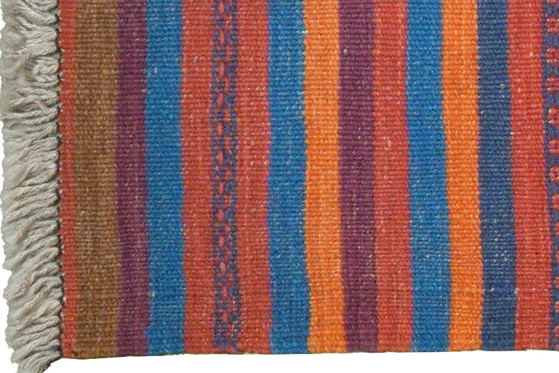 Kelim Gashgai · Handgewebt – Bunt, 196x58 cm