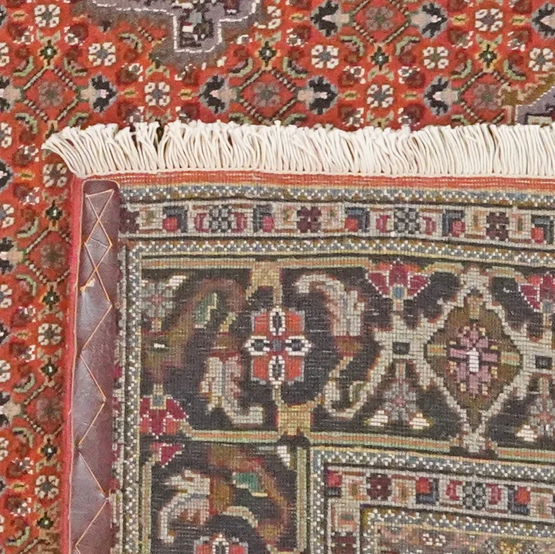 Tabriz 40 Raj · Handgeknüpft – Rot, 200x154 cm