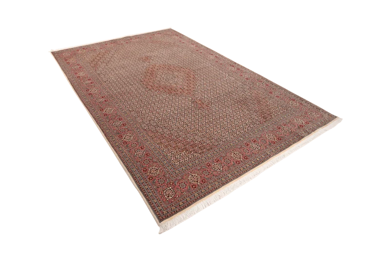 Tabriz 50 Raj · Handgeknüpft – Braun, 298x204 cm