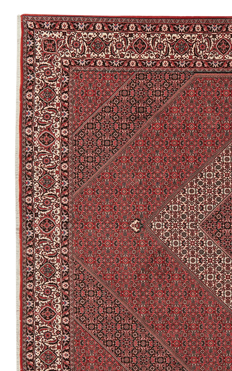Bidjar · Handgeknüpft – Rot, 311x256 cm