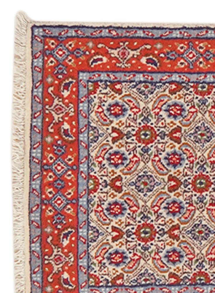 Moud Mahi · Handgeknüpft – Beige, 195x48 cm