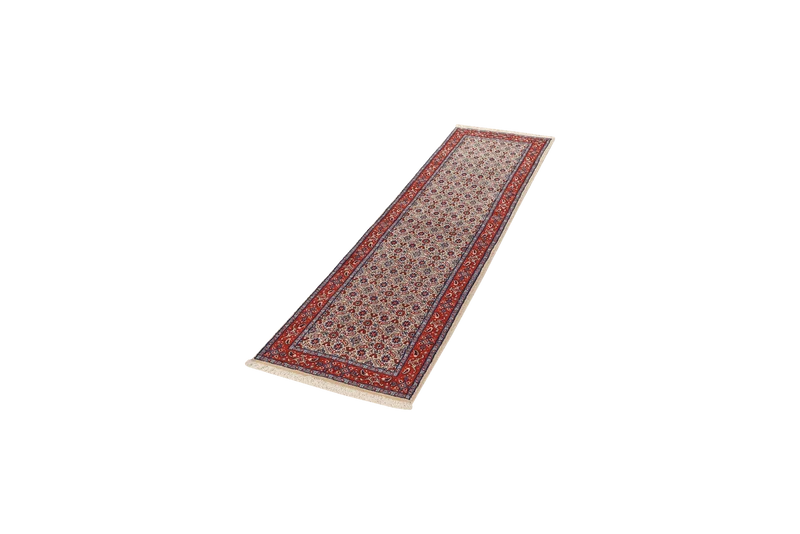 Moud Mahi · Handgeknüpft – Beige, 195x48 cm
