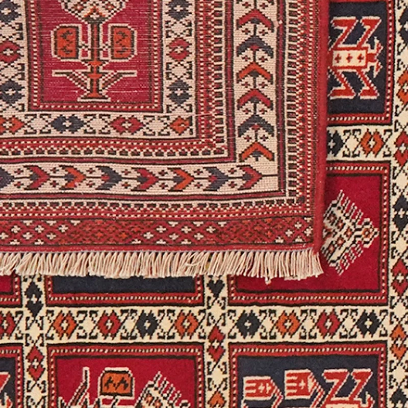 Turkman · Handgeknüpft – Bunt, 240x152 cm