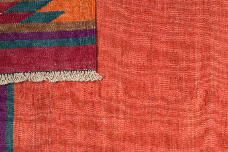 Kelim Gashgai · Handgewebt – Rot, 181x132 cm