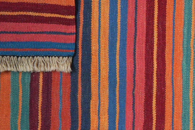 Kelim Gashgai · Handgewebt – Bunt, 204x62 cm