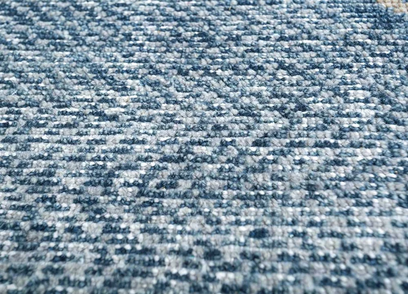 Wollteppich - 150 x 240 cm - dunkelblau