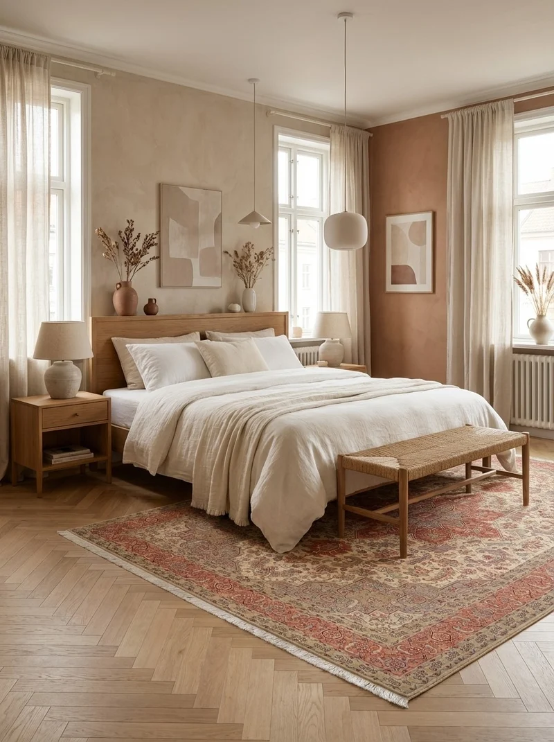 Tabriz 50 Raj · Handgeknüpft – Beige, 307x207 cm
