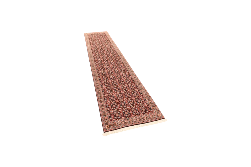 Tabriz 50 Raj · Handgeknüpft – Schwarz, 302x75 cm