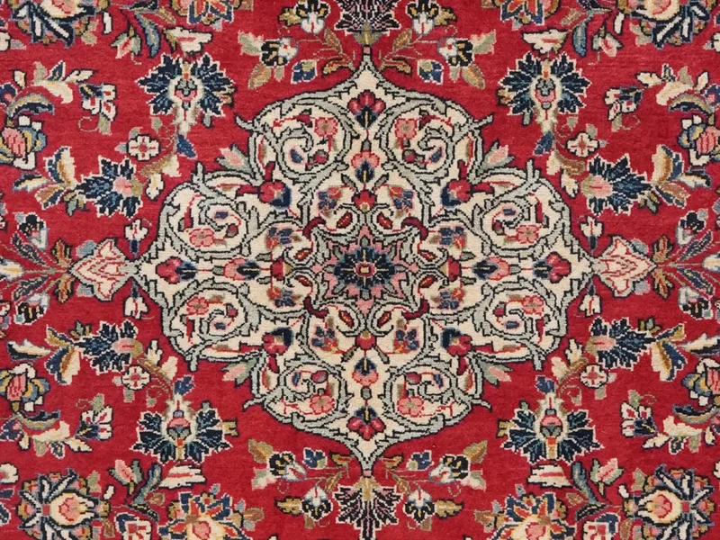 Sarough · Handgeknüpft – Rot, 215x143 cm