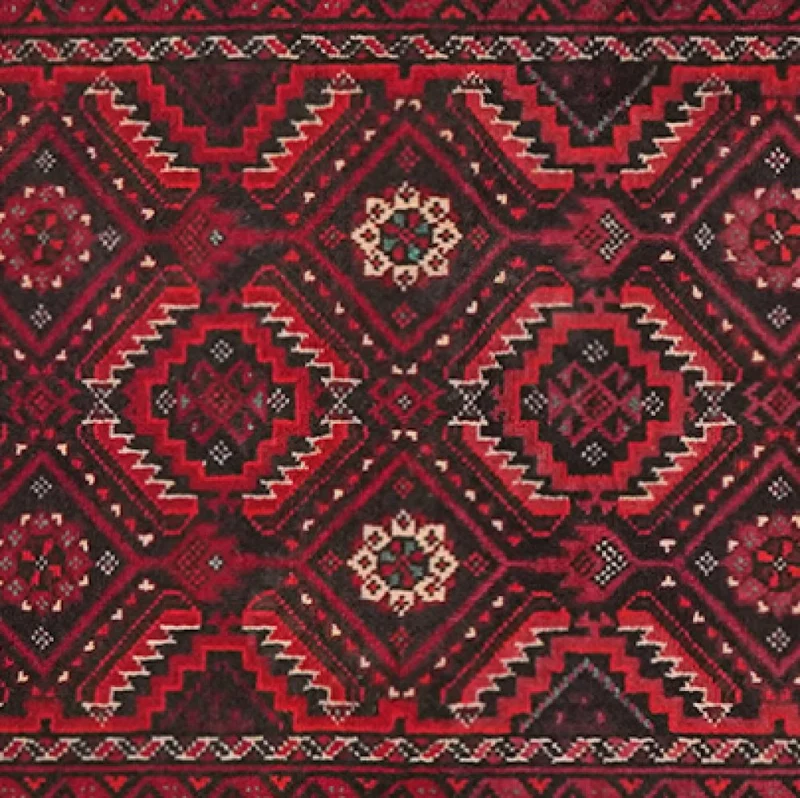 Belutch · Handgeknüpft – Bunt, 102x70 cm