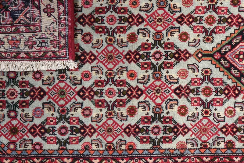 Assadabad · Handgeknüpft – Blau, 201x81 cm