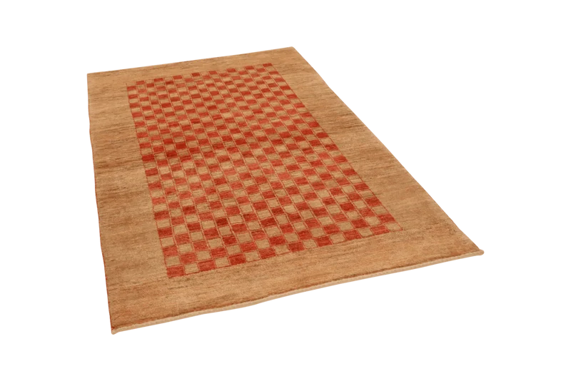 Rizbaf · Handgeknüpft – Orange, 147x101 cm