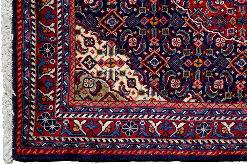 Sarough · Handgeknüpft – Blau, 80x66 cm