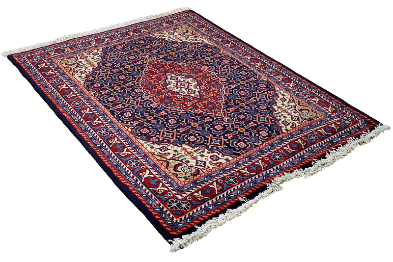 Sarough · Handgeknüpft – Blau, 80x66 cm