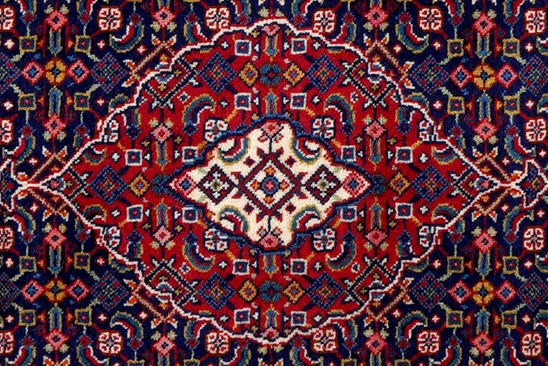 Sarough · Handgeknüpft – Blau, 80x66 cm
