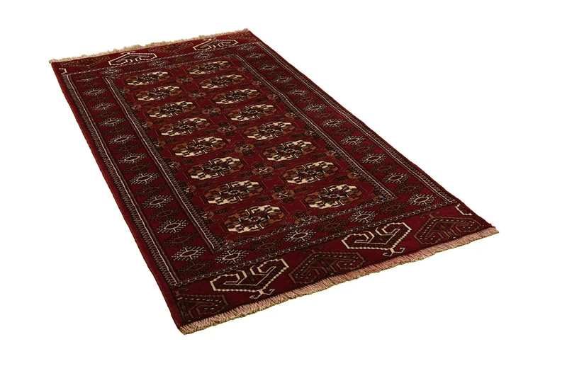 Turkman · Handgeknüpft – Rot, 192x102 cm