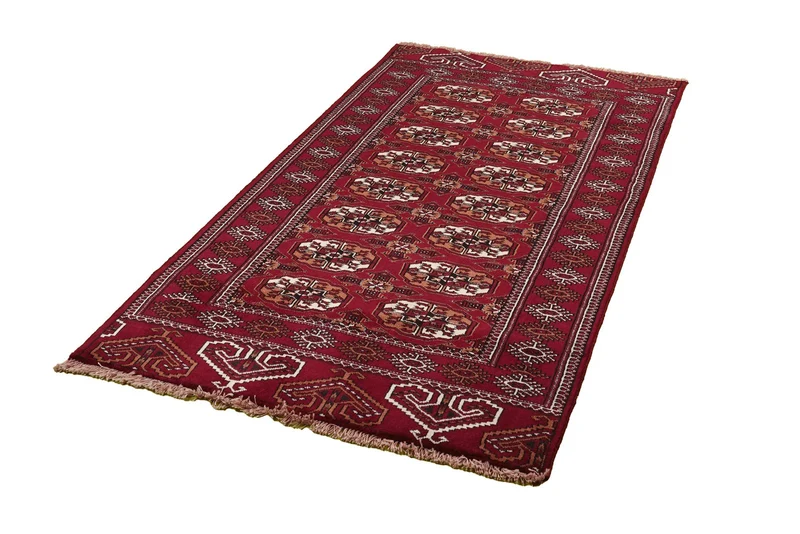 Turkman · Handgeknüpft – Rot, 192x102 cm