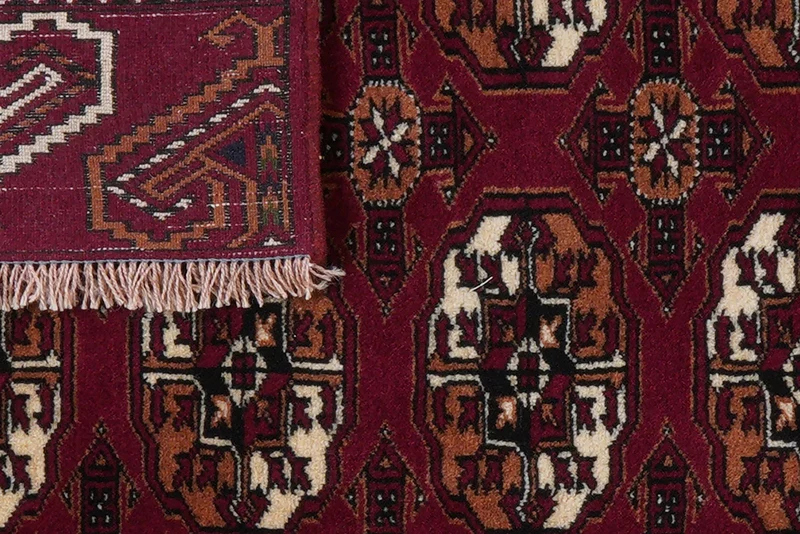 Turkman · Handgeknüpft – Rot, 192x102 cm