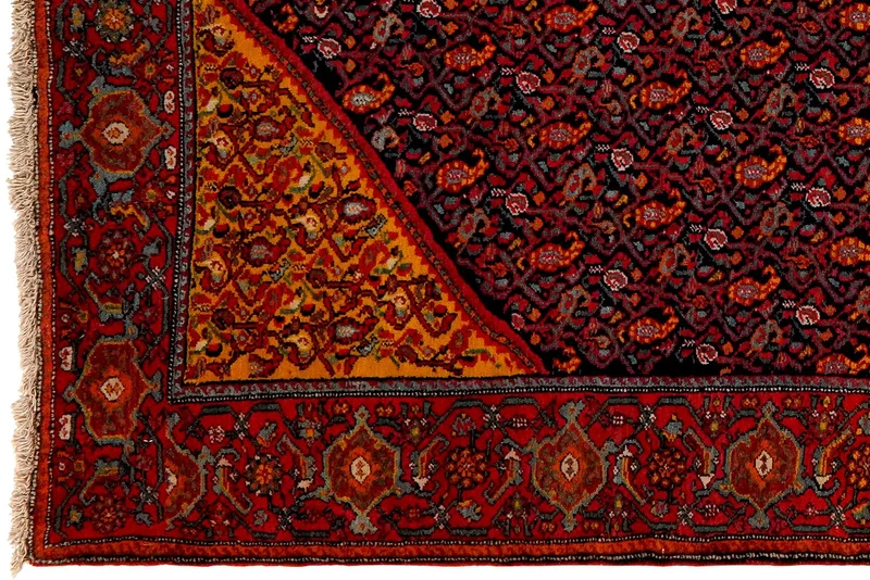Malayer · Handgeknüpft – Blau, 185x118 cm