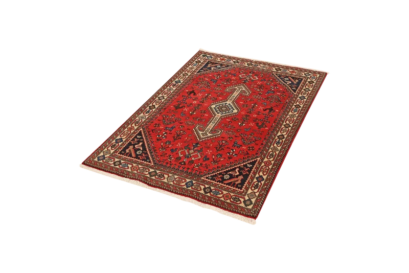 Nasrabad · Handgeknüpft – Rot, 146x100 cm