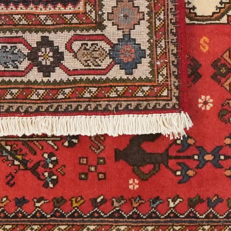 Nasrabad · Handgeknüpft – Rot, 146x100 cm