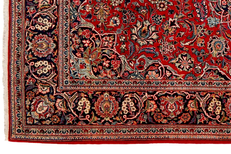 Kashan · Handgeknüpft – Rot, 208x139 cm