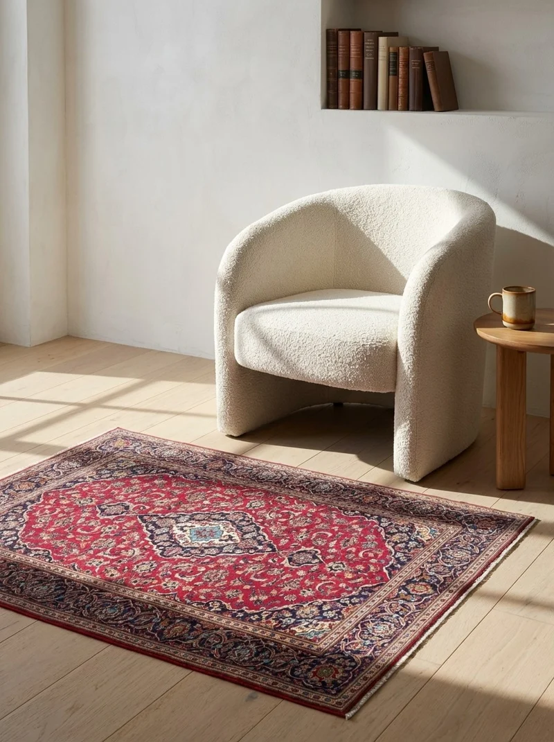 Mehrewan · Handgeknüpft – Beige, 145x109 cm