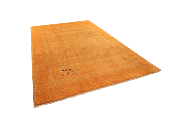 Gabbeh · Handgeknüpft – Gelb, 311x237 cm