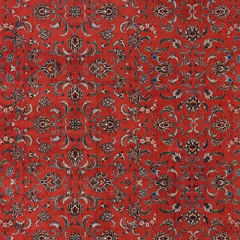 Bidjar · Handgeknüpft – Rot, 352x254 cm