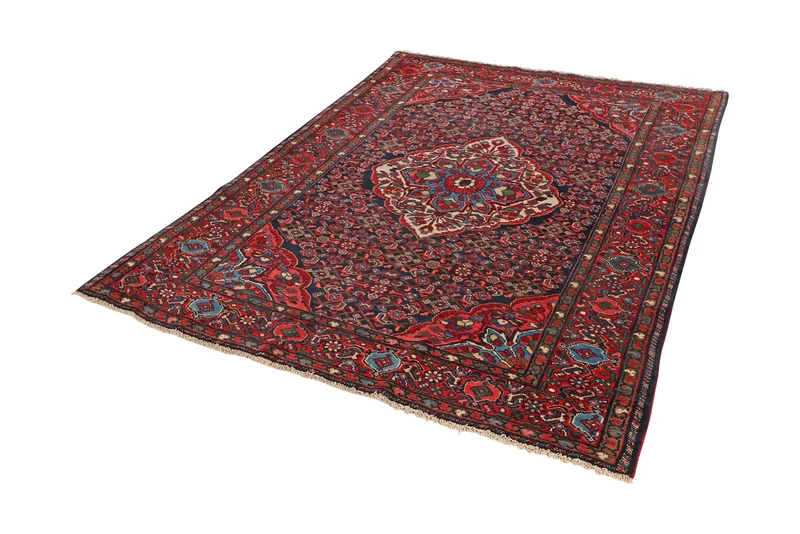 Koutabad · Handgeknüpft – Blau, 207x147 cm