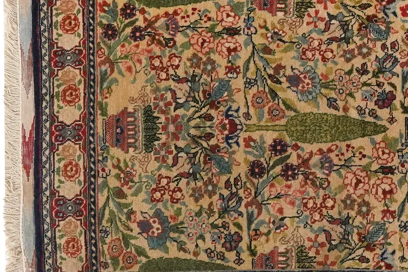 Tabriz Antique · Handgeknüpft – Beige, 84x50 cm