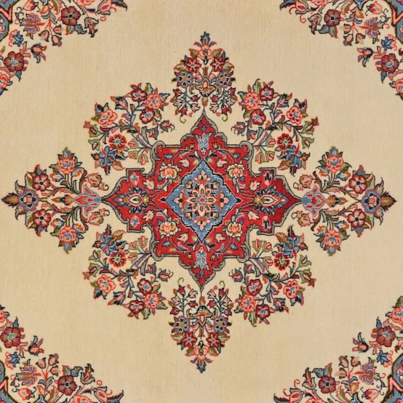 Sarough · Handgeknüpft – Beige, 200x138 cm