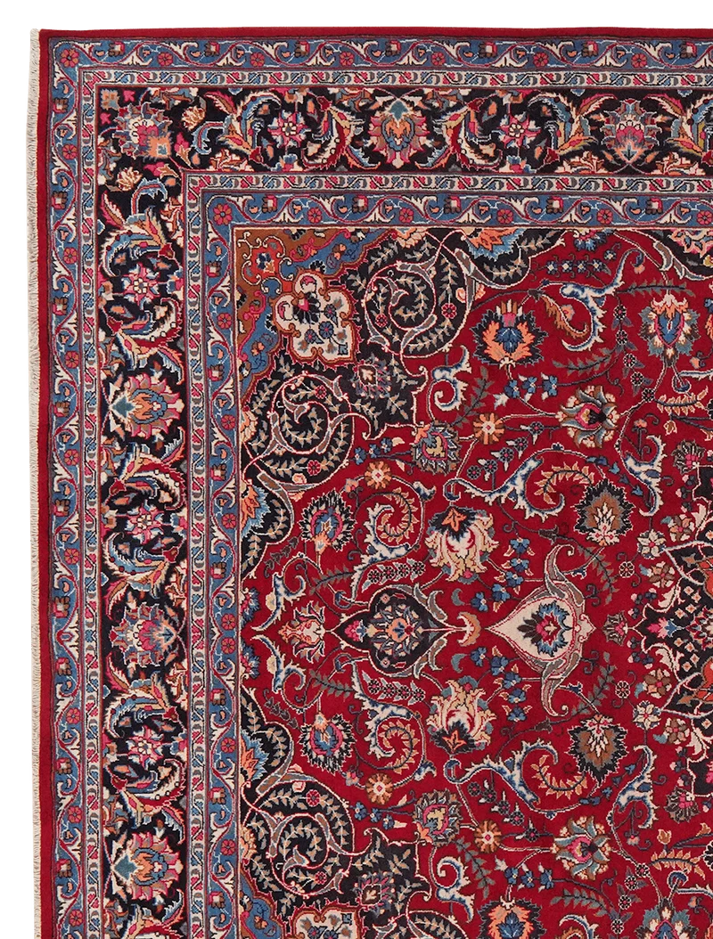 Mashad · Handgeknüpft – Rot, 338x246 cm