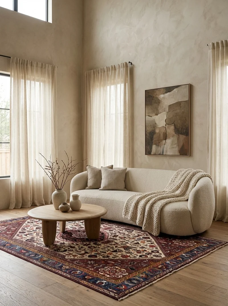 Kashkuli · Handgeknüpft – Beige, 253x157 cm