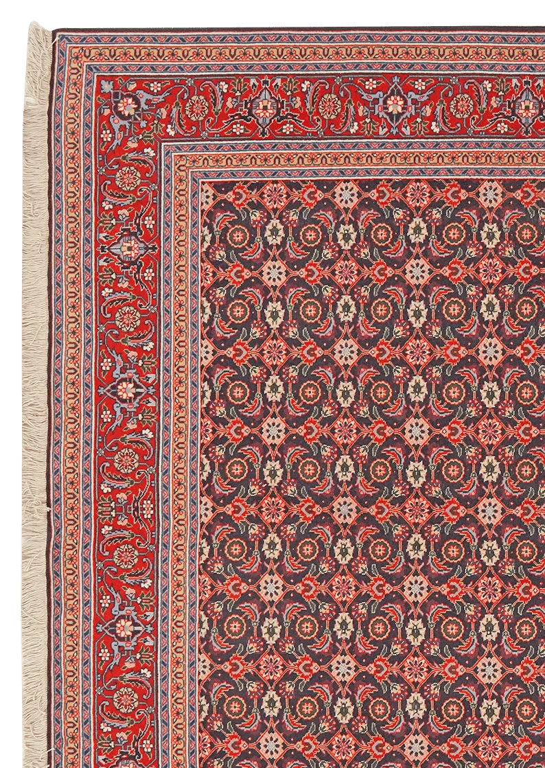 Tabriz 50 Raj · Handgeknüpft – Blau, 190x147 cm