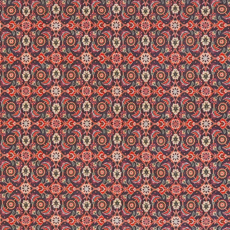 Tabriz 50 Raj · Handgeknüpft – Blau, 190x147 cm